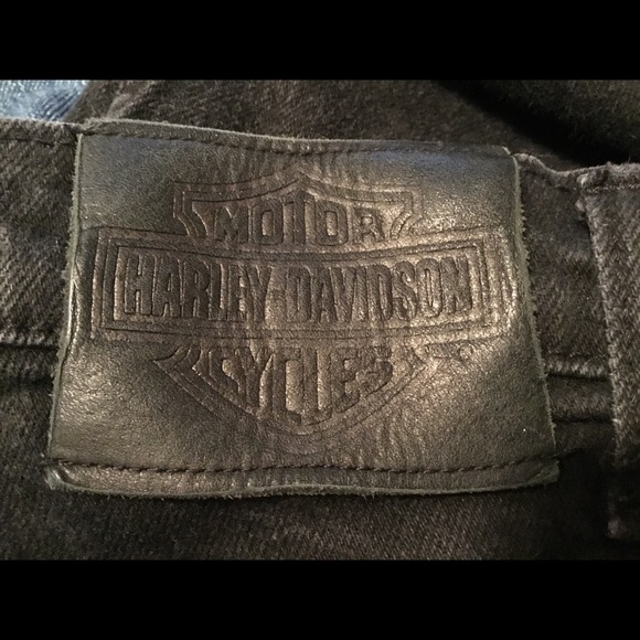 Harley Davidson Black jeans women’s..great condition - Picture 2 of 10